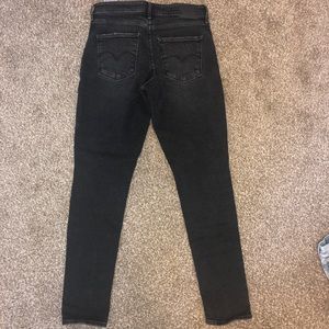 High rise skinny jeans